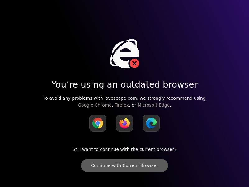 Lovescape - Revshare Lifetime