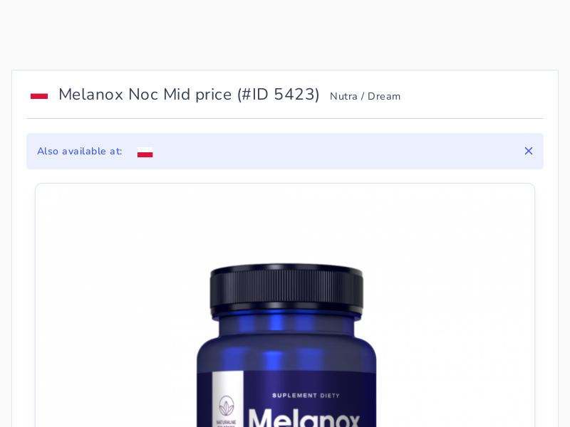 Melanox Noc Mid price