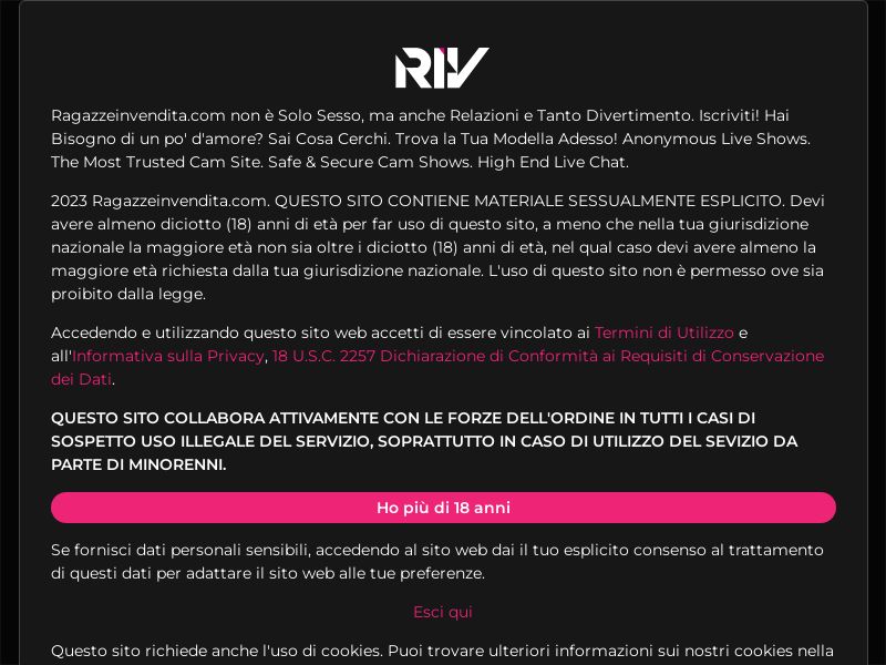 RagazzeInVendita - Revshare