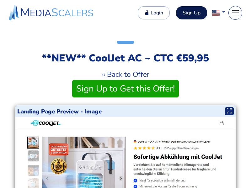 CoolJet AC ~ CTC €59,95 {+Alt-Landers} (Event Tracking) [DE, AT]