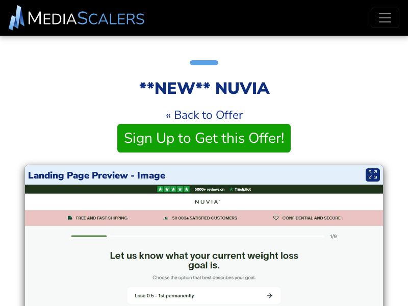 NUVIA {+DTC, Quiz} [UK]