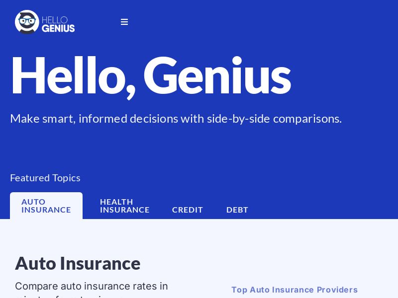 HelloGenius - Auto - Email Only