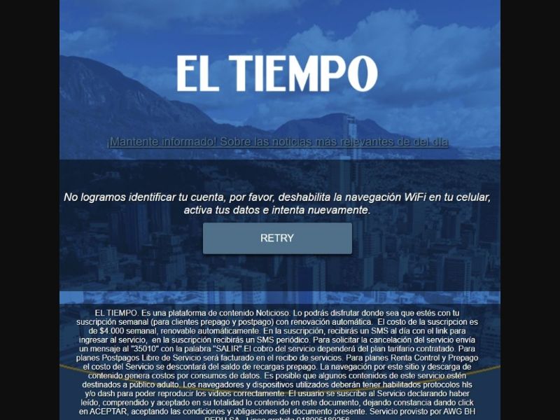 34713 - CO - [MOB] - Cloud Gaming - Claro - 2 Clicks
