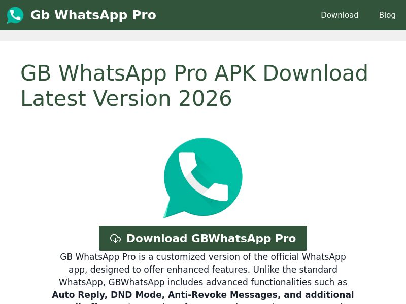 GBwhatsapp Apk (CPI) 