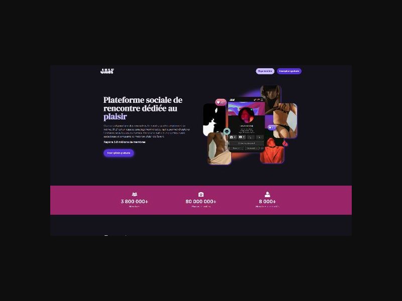 JALF - Dating Platform - CPA (CA,FR,BE)