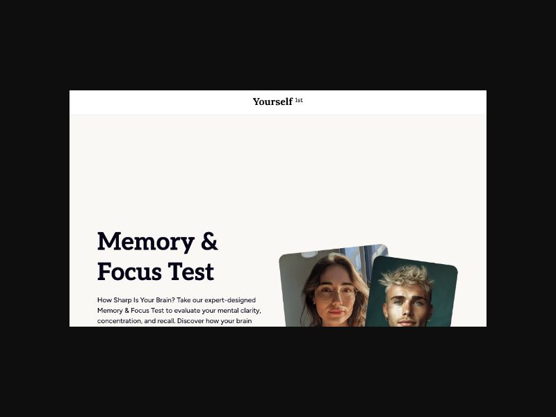 YourSelfFirst - Discover Yourself - CPS (US,CA)