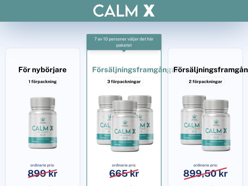 Calm X | NL & BE | D2C