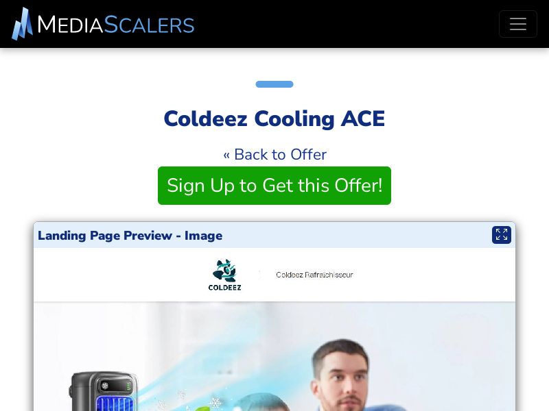Coldeez Cooling ACE {+Advertorial, DTC} (Event Tracking) [FR]