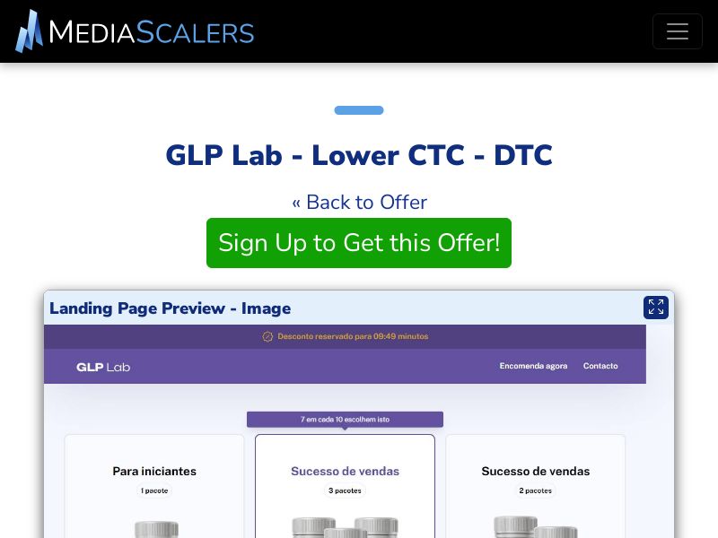 GLP Lab - Lower CTC - DTC (Event Tracking) [PT]