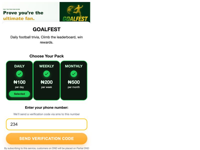 GoalFest MTN