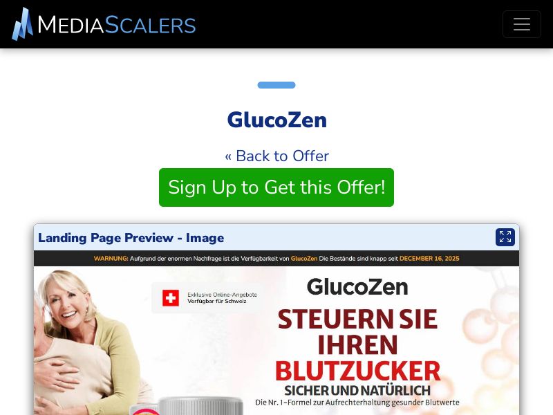 GlucoZen (Event Tracking) [CH]