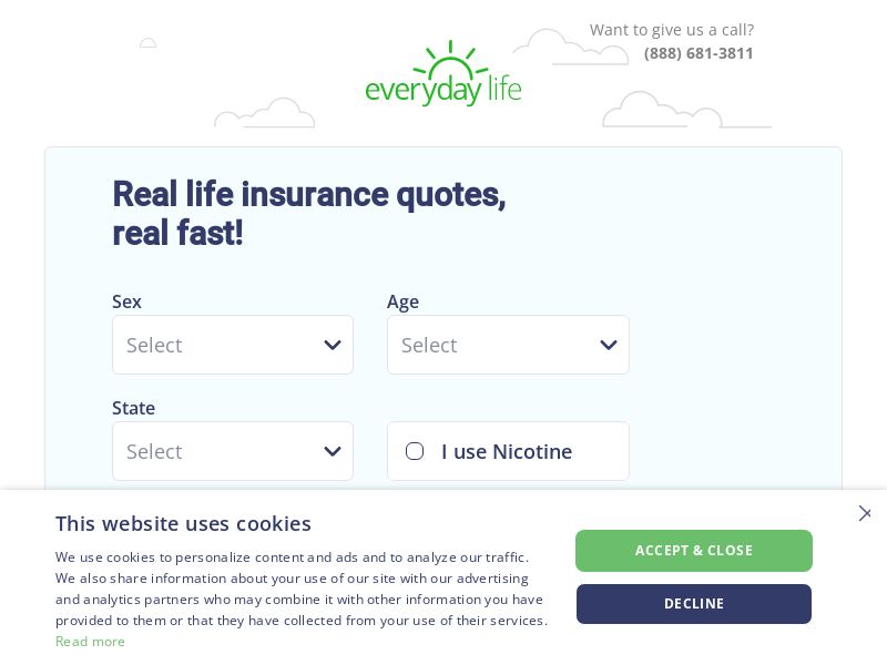 Everyday Life - Insurance - CC Submit - CPA | US