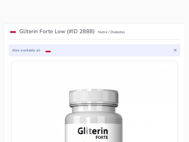 Gliterin Forte Low