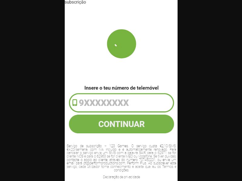 [MOB] 123 Download Green /PT [VODA, MEO] [billable]