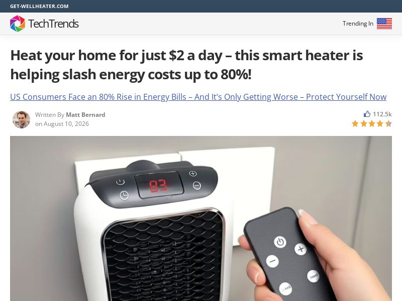 ! NEW OFFER - Wellheater - Advertorial [INTL] (Social,Banner,Native,Push,SEO,Search,Brand Bidding) - CPA 