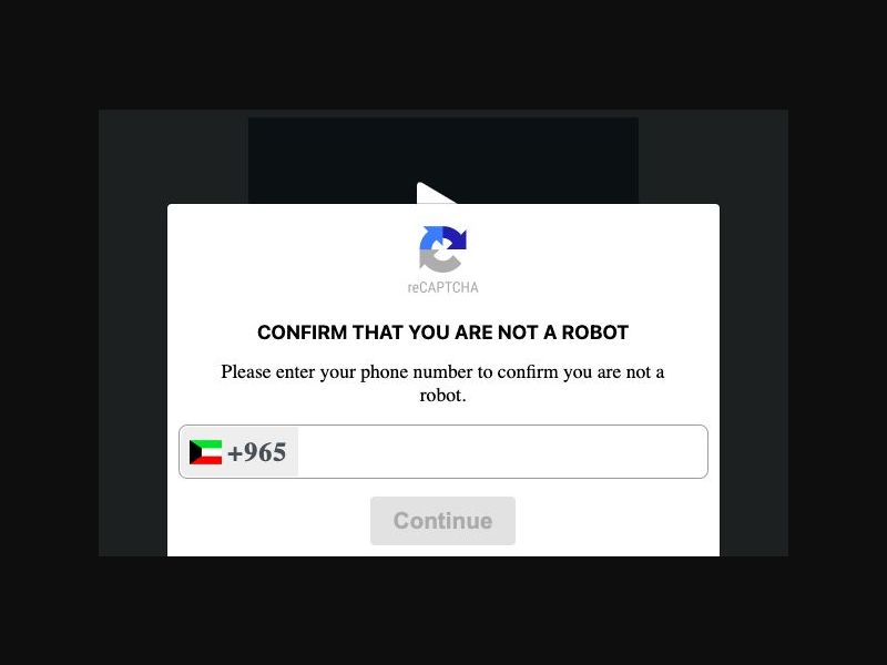36887 - KW - [MOB] - Video Access Captcha- NB - PIN