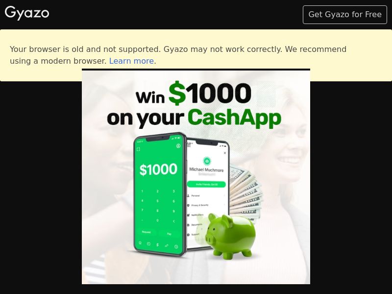 Consumers Connect - Cash App $1000 CPL [US]