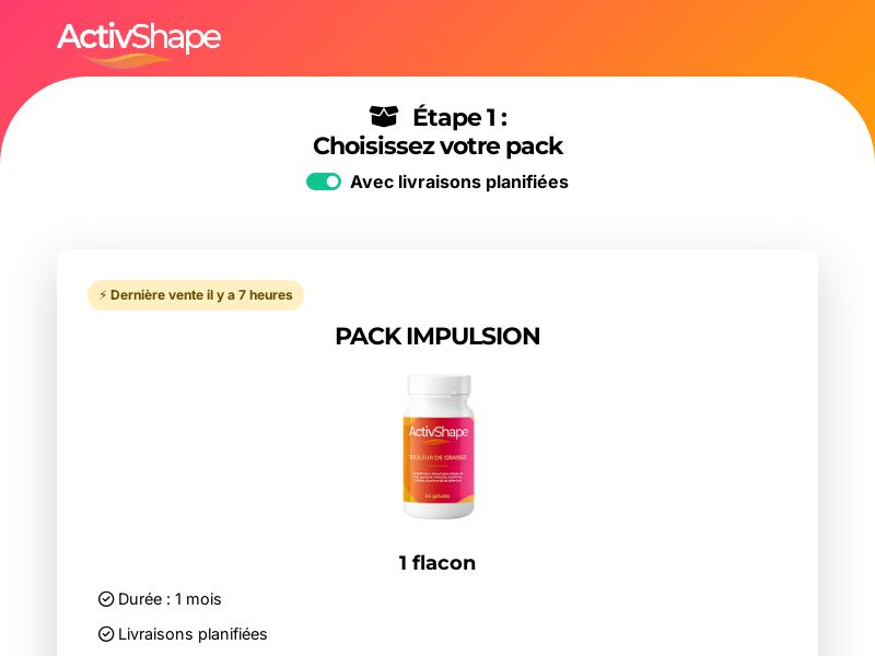 ActivShape - DTC [FR,BE] (Social,Banner,Native,Push,SEO,Search) - CPA {No BrandBidding}