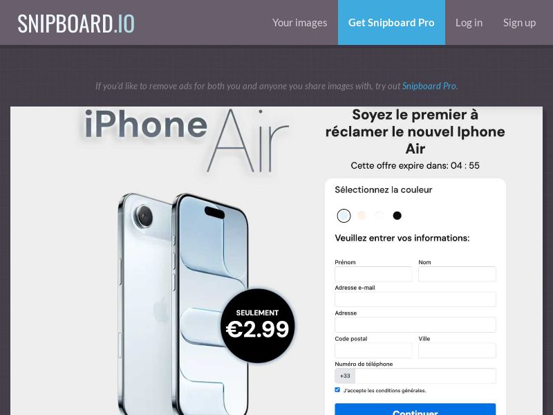 MoneyTree - iPhone 17 Air IE - CC Submit *CUSTOMIZABLE* *PREFILL*