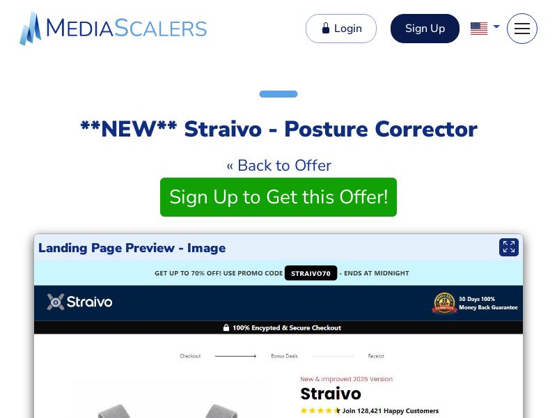 Straivo - Posture Corrector {+DTC, Alt-Landers} (Event Tracking) [US]