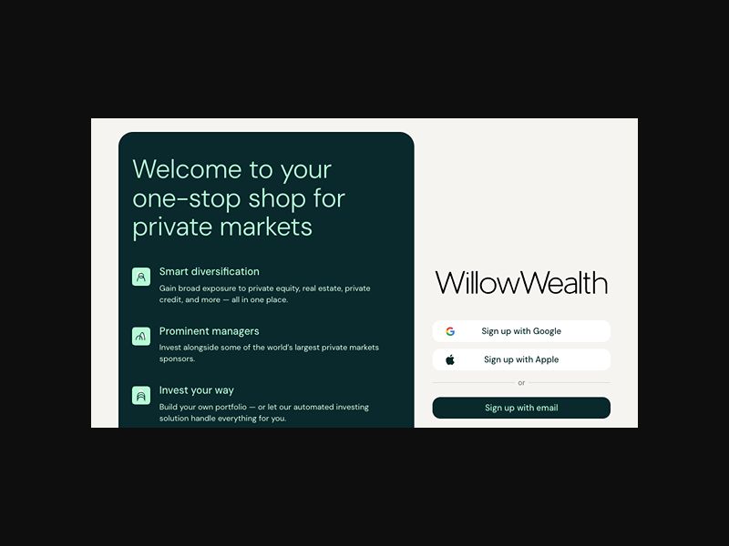 Willow Wealth - Alternative Investing - CPS (US)