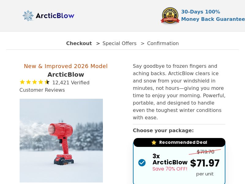 ! NEW OFFER - ArcticBlow - DTC [US] (Social,Banner,Native,Push,SEO,Search,Brand Bidding) - CPA 