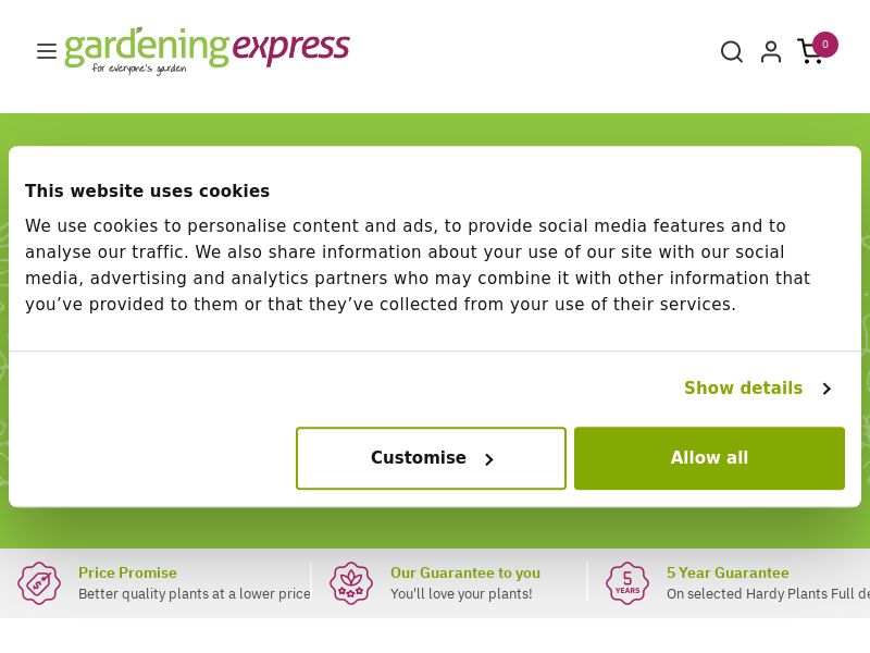 Gardeningexpress.co.uk Ecommerce CPS - United Kingdom