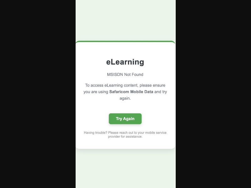 36629 - KE - [MOB] - Learning - Safaricom - mFilter - 2 Clicks