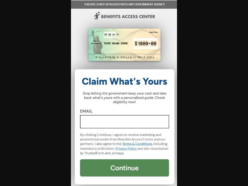 37346 - US - [WEB+MOB] - Benefits Access Center Unclaimed Money - CPL SOI