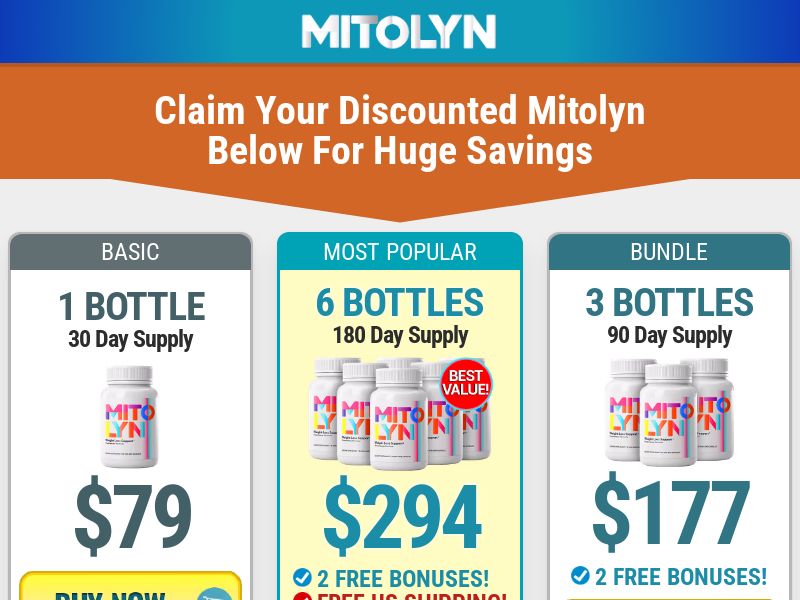 Mitolyn Diet [US] (Social,Banner,Native,Push,SEO,Search,Brand Bidding) - CPA