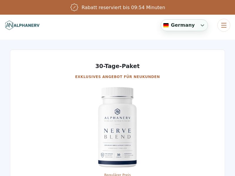 ! NEW OFFER - Alphanerv Nerve Support V5 - DTC [Multi-GEO] (Social,Banner,Native,Push,SEO,Search) - CPA {No BrandBidding}