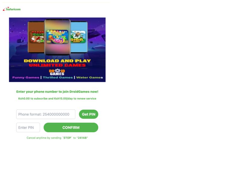 Droid Games Mfilter Safaricom