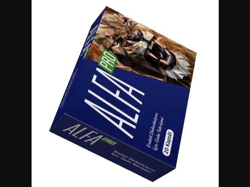 Alfapro - capsules for potency II