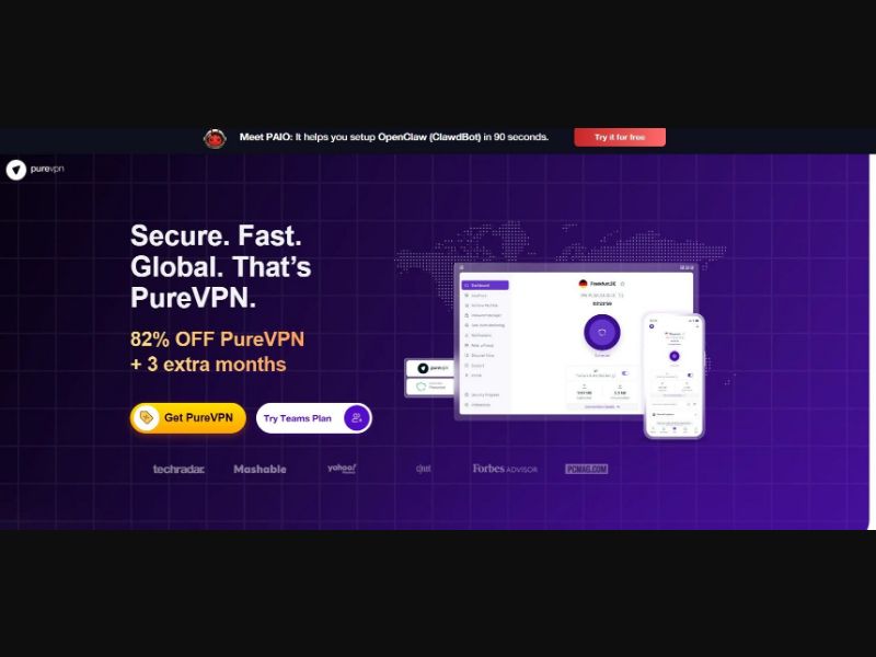 36119 - WW - [MOB] - PureVPN Desktop - RevShare