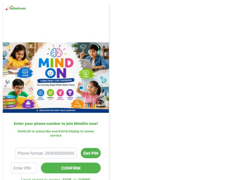 MindOn mfilter Safaricom