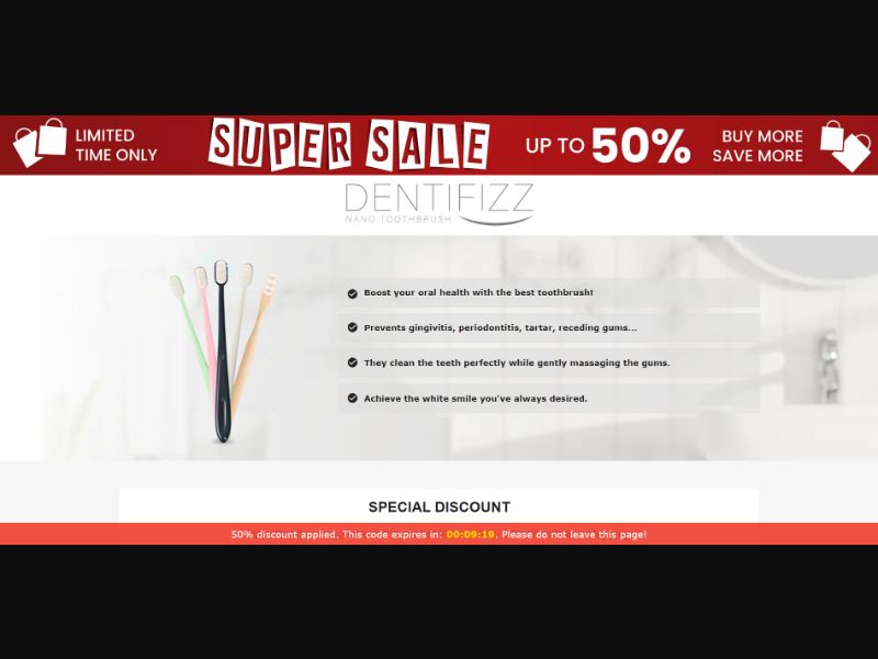 [WEB+MOB] Qinux Dentifizz – Nano Toothbrush /International (112 GEOs) CPS *FB/TT/Google/Taboola Pixel* [Approval Required]