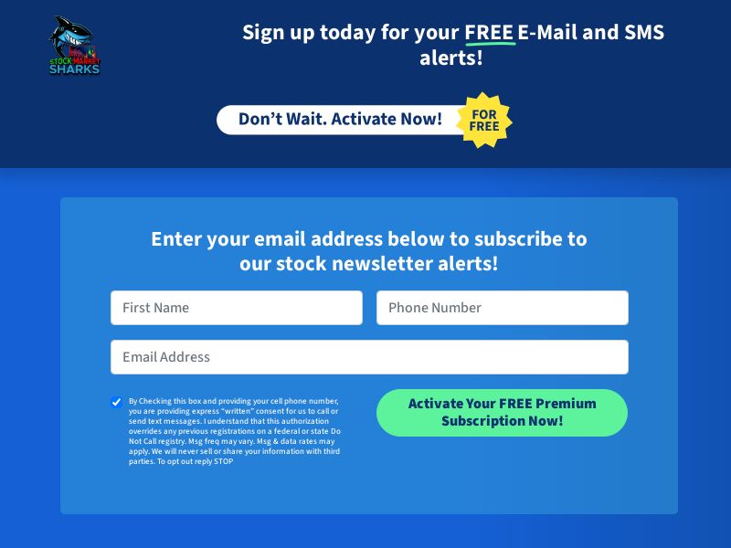 Stock Market Sharks Newsletter - US