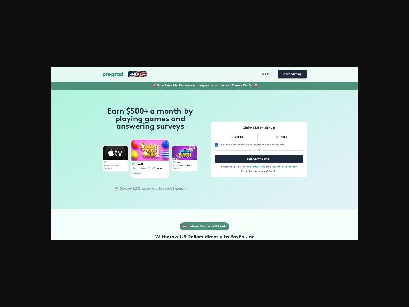 Prograd - Earn Money Online - SOI (US)