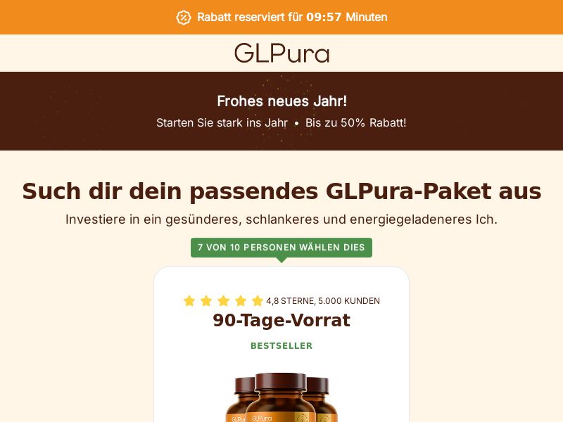 ! NEW OFFERS - GLPura - High CTC - DTC LP [DE,AT,UK,FR,BE,CH,DK,SE,FI,ES] (Banner,Native,Social,Search,SEO,Brand Bidding) - CPA 