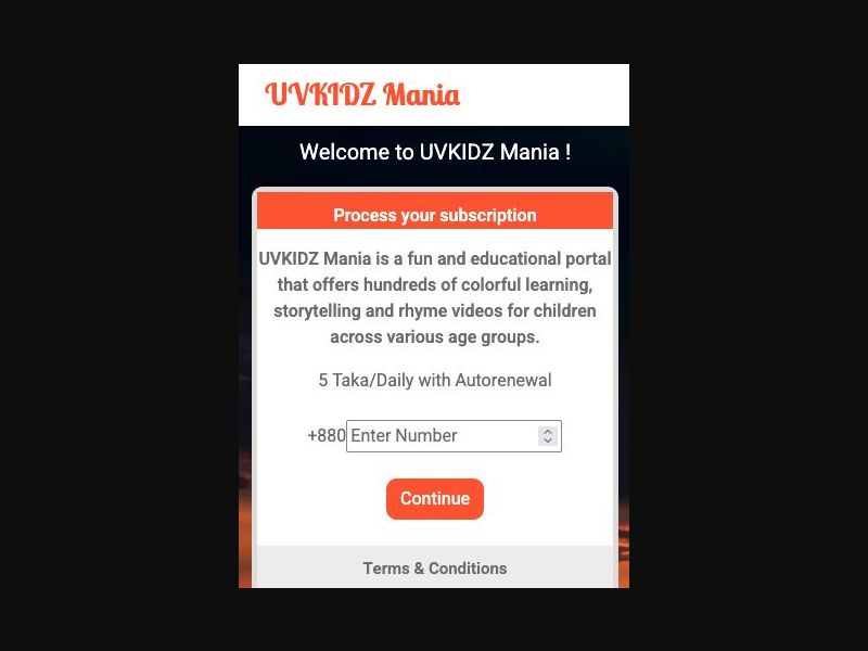 38352 - BD - [MOB] - UVKIDZMANIA - Grameenphone - PIN