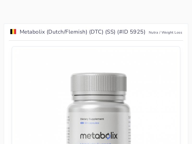 Metabolix (Dutch/Flemish) (DTC) (SS)