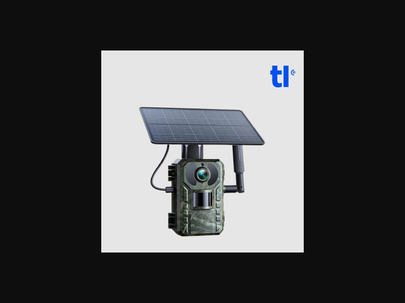 4G LTE Solar Powered Camera (free delivery) - White Hat - CPA - COD - White Hat