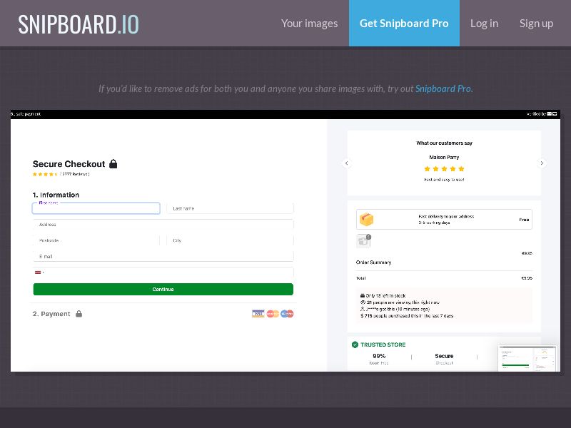 TrustLet - Signup (ECOM) delivery free 9.95 CTC GR - CC Submit *ONLY SOCIAL*