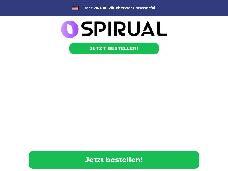 SPIRURAL- INCENSE WATERFALL CONE|EMAIL, DISPLAY| DE CPA
