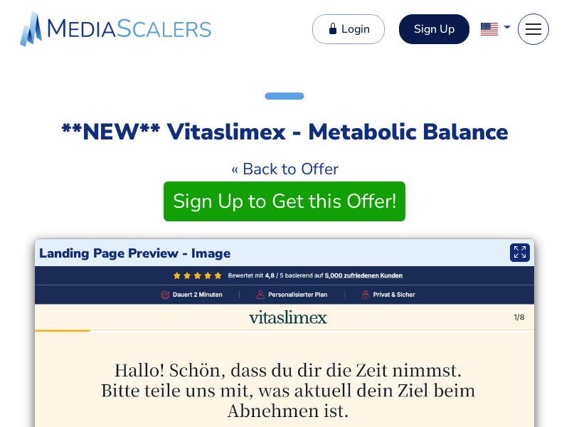 Vitaslimex - Metabolic Balance {+DTC, Quiz} [DE, AT, CH]