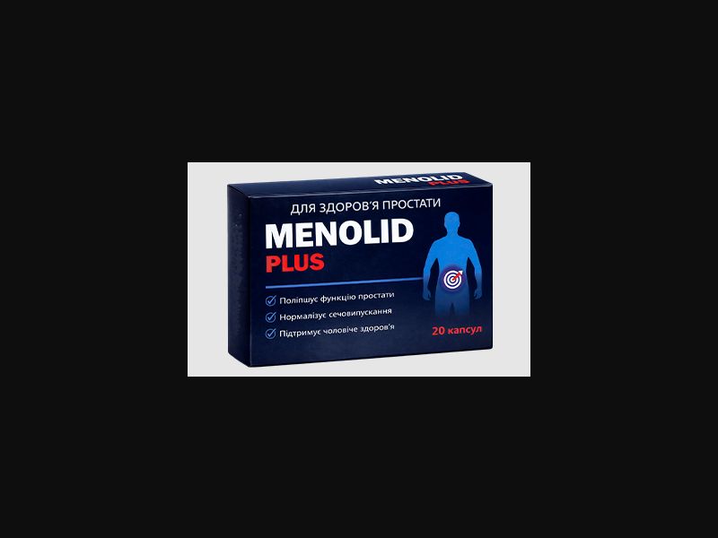 Menolid - capsules for prostatitis