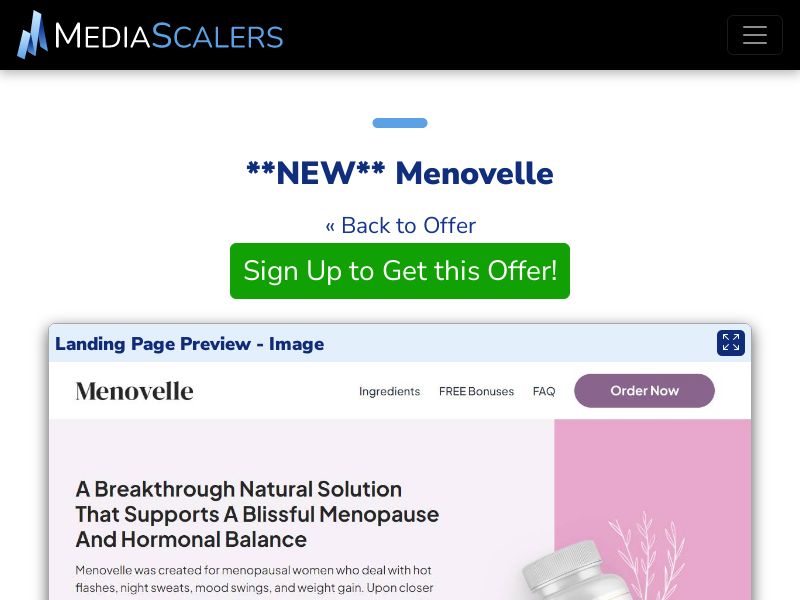 Menovelle {+VSL, TSL, DTC} [US, CA, AU, UK, NZ, IE]