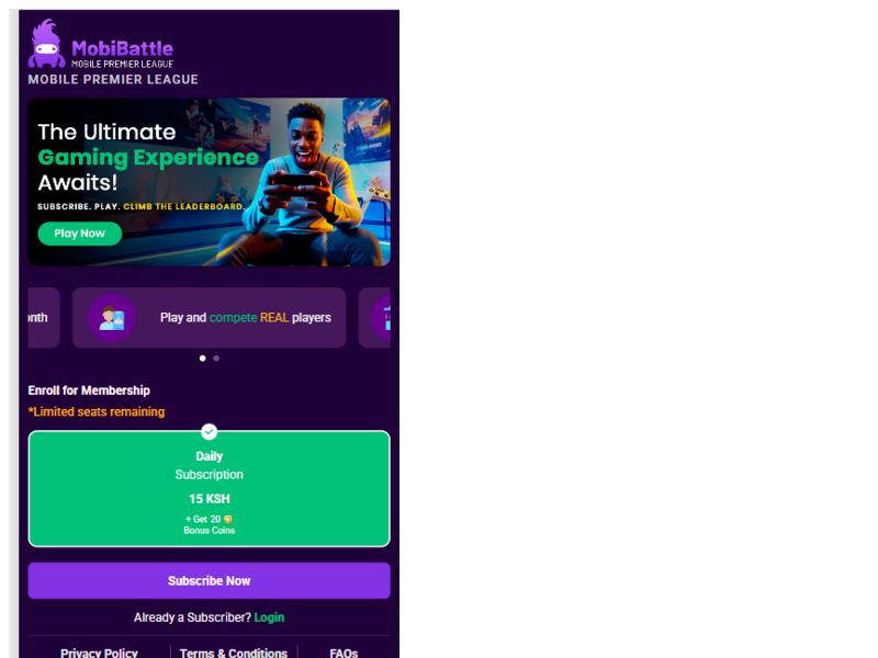 MOBIBATTLE Safaricom