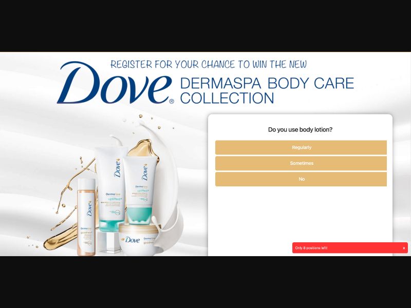 BE - NectarContests - Dove DermaSpa - (CPL)