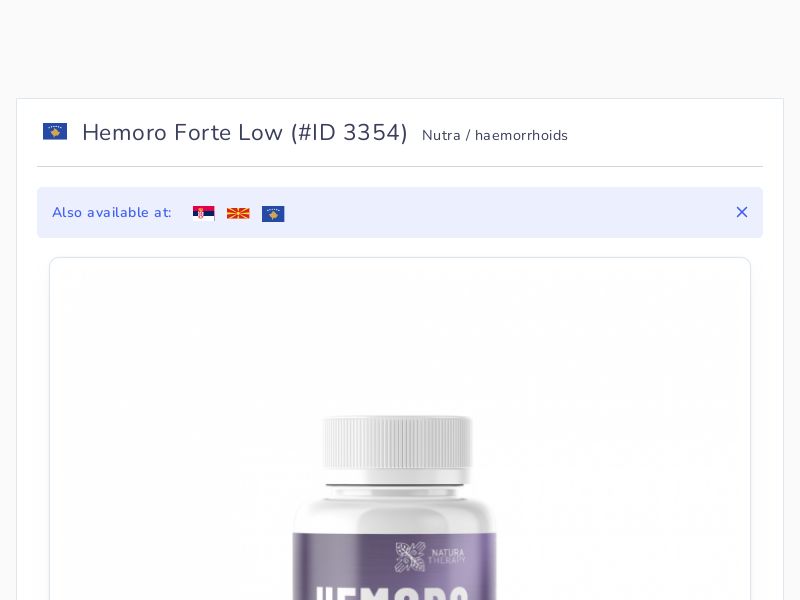 Hemoro Forte Low